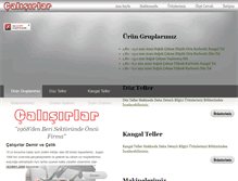 Tablet Screenshot of calisirlar.com